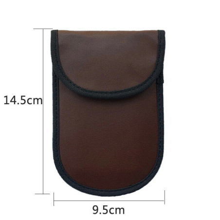 Bezpečnostní stíněné pouzdro na dálkové ovládání od auta - hnědá