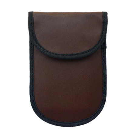 Bezpečnostní stíněné pouzdro na dálkové ovládání od auta - hnědá