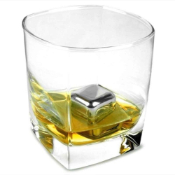 Ledové / chladící / mrazící ocelové KOSTKY / KAMENY do pití / drinku / nápojů / whisky / alkoholu