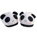 Zvířátkové pantofle / boty / papuče - Panda / ve tvaru pandy / protiskluzové / zábavné / Plyš