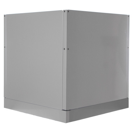  Celokovová rohová dílenská skříňka PROFI BLUE jednokřídlá - MTGC1300B