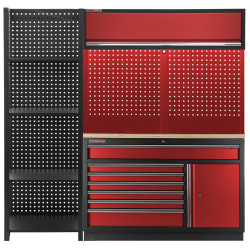 Dílenská sestava PROFI RED s úzkým regálem - RTGC1371RBAL1