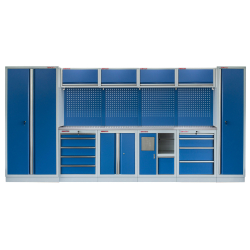 Kvalitní PROFI BLUE dílenský nábytek 4235 x 495 x 2000 mm - MTGS1301AC