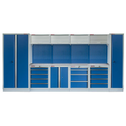 Kvalitní PROFI BLUE dílenský nábytek 4235 x 495 x 2000 mm - MTGS1300AQ
