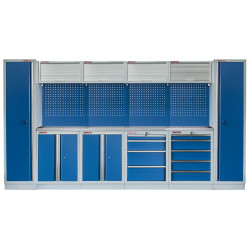Kvalitní PROFI BLUE dílenský nábytek 3920 x 495 x 2000 mm - MTGS1300BB9