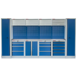 Kvalitní PROFI BLUE dílenský nábytek 3920 x 495 x 2000 mm - MTGS1300A99