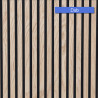 Odhlučňovací akustický protihlukový panel - přírodní dub - 2400 x 600 x 21 mm