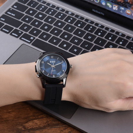 Dyktafon w zegarku 32 GB - szpiegowskie urządzenie rejestrujące w zegarku