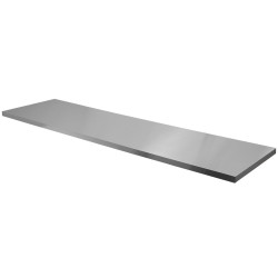 Nerezová pracovní deska PROFI, hluboká, 2040 x 615 x 38 mm - TGW80DS