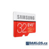 Micro SD 32 GB Samsung EVO Class 10 + adapter zdarma