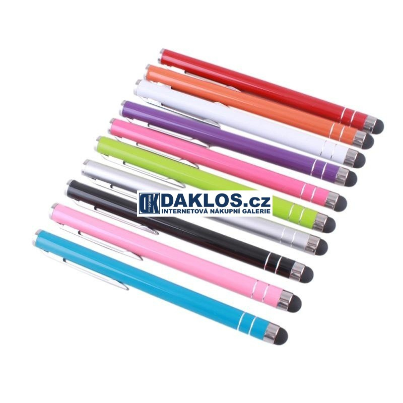 Pisátko / dotykové pero / stylus v 10 barvách, Barva Růžová