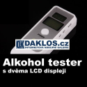 Digitální alkohol tester s dvěma LCD dipleji