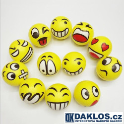 Uklidňující antistresový míček SMAJLÍK na mačkání