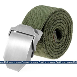 Elegantní zelený tkaný opasek / pásek