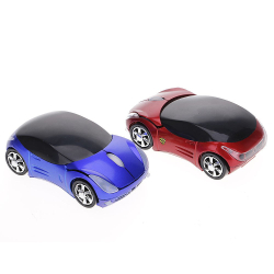 Optická bezdrátová myš ve tvaru auta - 4 barvy