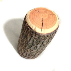 Polštář ve tvaru polena / dřeva - Poleno / Dřevo