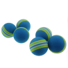 Tréninkové pěnové golfové míčky - modré - 6 kusů