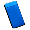 Větruodolný PLASMOVÝ nabíjecí elektronický zapalovač - modrý