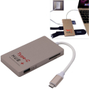 Redukce HUB pro MacBook USB-C 3.1 4K HDMI ULTRA HD USB 3.0 SD