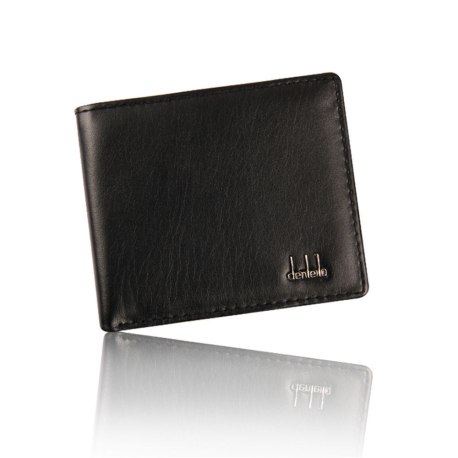 Tenká elegantní pánská peněženka z umělé kůže - černá
