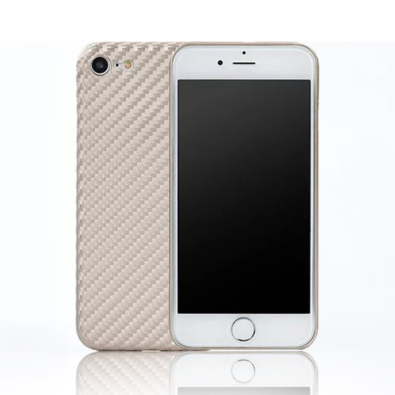 Ultratenký Carbonový kryt pro iPhone 7 - Zlatý