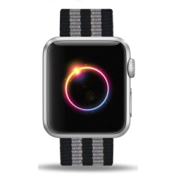Nylonový řemínek pro Apple Watch - černá B