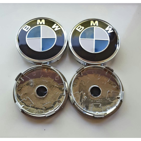 4x BMW středy kol, kryty, pokličky do kol - 60mm - STANDARD