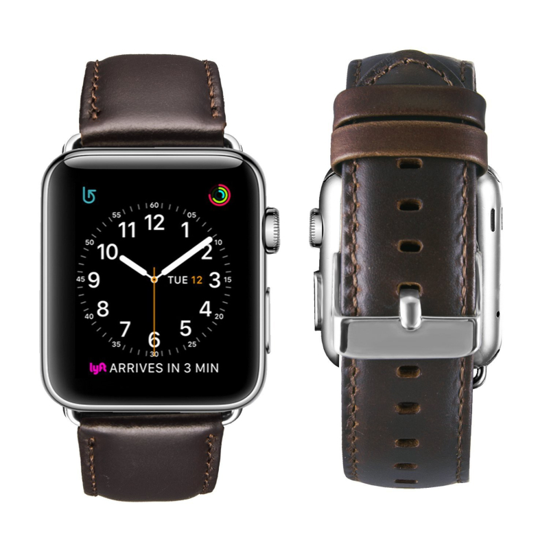 Luxusní kožený řemínek na Apple Watch, Šířka hodinek 38 / 40 mm