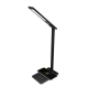 Samurrai stolní LED lampička / bezdrátová nabíječka  pro iPhone 8 / X - černá