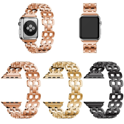 Unikátní řemínek na Apple Watch z nerezové oceli -  GOLD