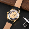 Luxusní automatické hodinky WINNER s koženým páskem