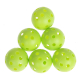 Tréninkové plastové golfové míčky - zelené - 5 kusů