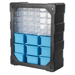 Plastový organizér / box na šroubky, 39 rozdělovníků - MW1501