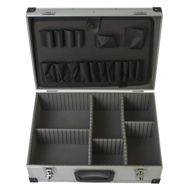 Hliníkový kufr na nářadí 455 x 330 x 155 mm - AH15027