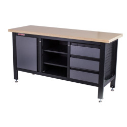 Dílenský ponk s masivní...