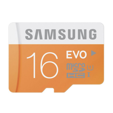 Micro SD 16 GB Samsung EVO Class 10 + adapter zdarma