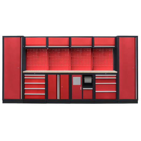 Kvalitní PROFI RED dílenský nábytek 3920 x 495 x 2000 mm - RTGS1301AR
