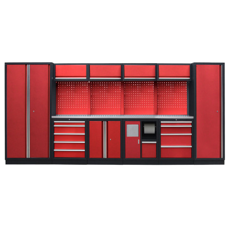 Kvalitní PROFI RED dílenský nábytek 4235 x 495 x 2000 mm - RTGS1300AG