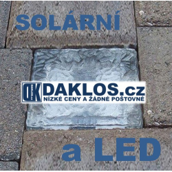 LED solární dlaždice / kostka