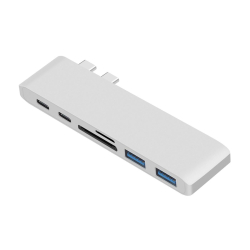 6v1 4K HDMI USB 3.0 HUB USB-C SD TF Card Adapter pro Macbook