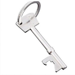 Otvírák na lahve ve tvaru klíče / přívěsek