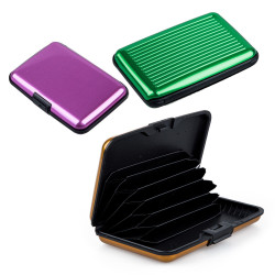 Voděodolné hliníkové pouzdro na karty a doklady / Peněženka