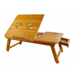 Dřevěný stoleček na notebook nebo snídani do postele