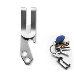Multifunkční spona na peníze a klíče s otvírákem