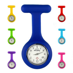 Silikonové připínací kapesní hodinky