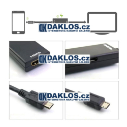 Konvertor z micro USB (telefonu) do HDMI (televize)