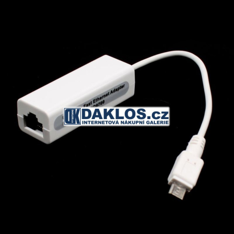 Konvertor z LAN do micro USB