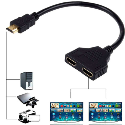 HDMI rozbočovač / z 1x HDMI do 2x HDMI