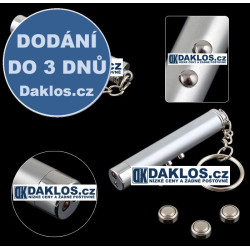 LED a laserová klíčenka