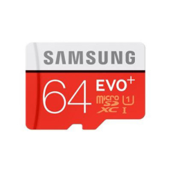 Micro SD 64 GB Samsung EVO Class 10 + adapter zdarma